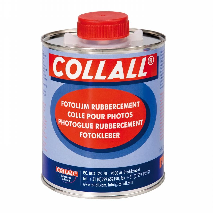 Een Rubbercement 250 ml met kwast Collall koop je bij Terpen Tijn