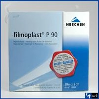 Een Plakband wit papier 20mmx50m Filmoplast P90 koop je bij Terpen Tijn