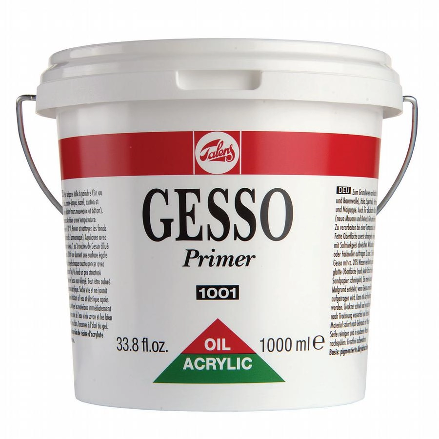 Een Gesso wit 1000 ml Talens koop je bij Terpen Tijn