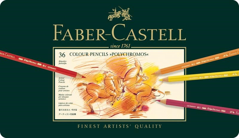 Een Faber-Castell Polychromos kleurpotloden 36 stuks set koop je bij Terpen Tijn