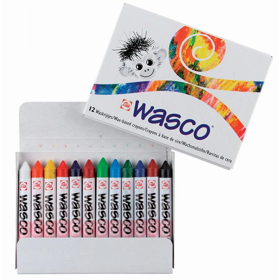 Een Wasco waskrijt 12 stuks set koop je bij Terpen Tijn