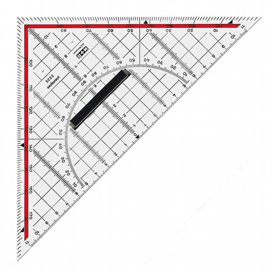 Een Geo driehoek 32cm met greep M+R 2332 koop je bij Terpen Tijn