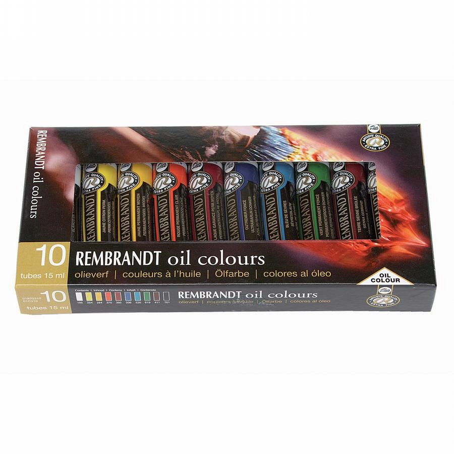 Een Rembrandt olieverf 10 tubes 15 ml set koop je bij Terpen Tijn