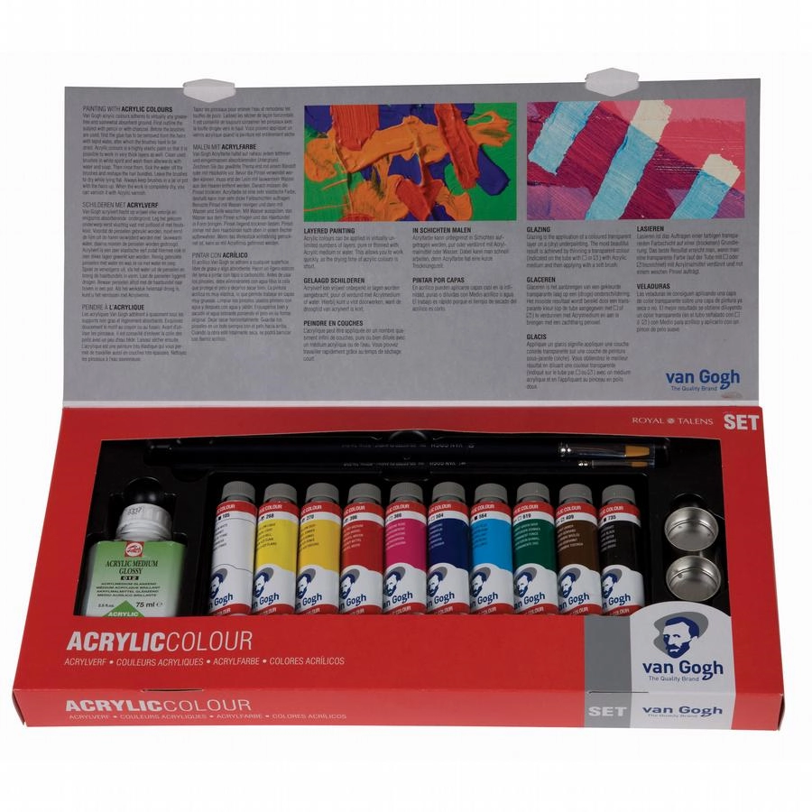 Een Van Gogh acrylverf 10 tubes 40 ml set koop je bij Terpen Tijn