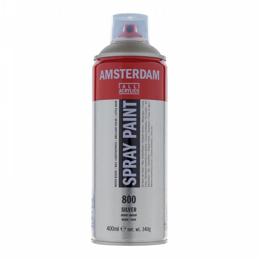 Een Verfspray 400 ml zilver Amsterdam koop je bij Terpen Tijn