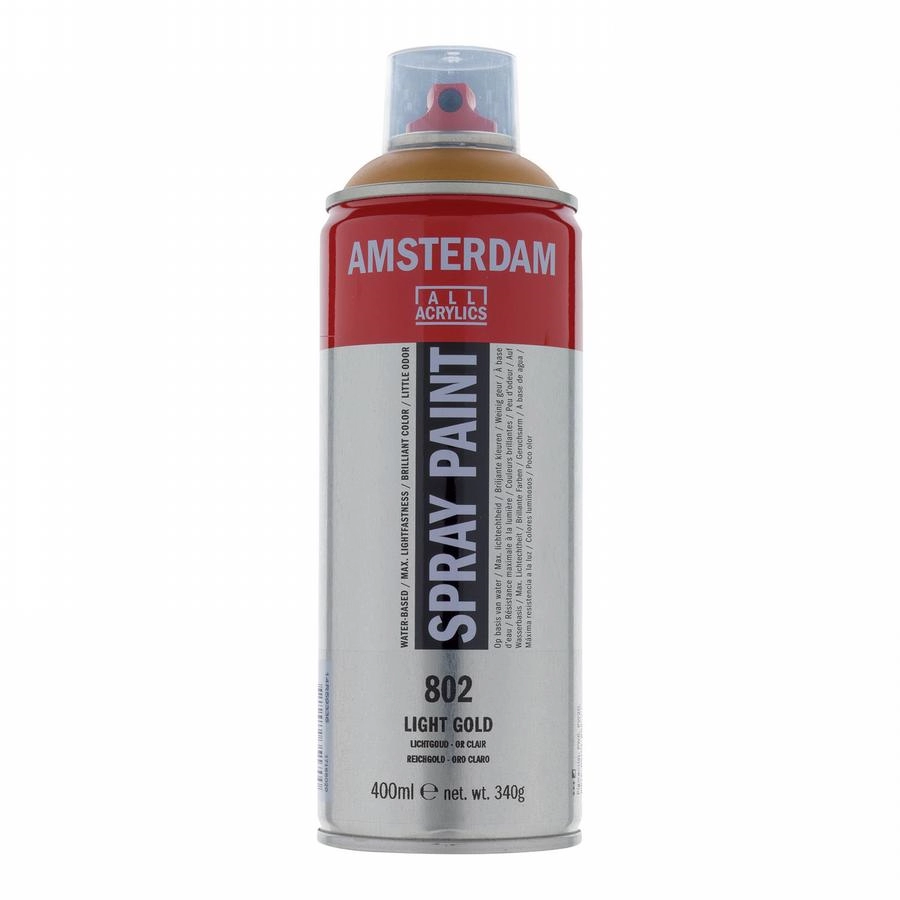 Een Verfspray 400 ml lichtgoud koop je bij Terpen Tijn