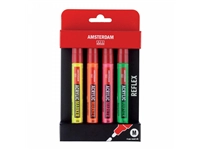 Een Amsterdam acryl marker 4 mm 4 stuks reflex set koop je bij Terpen Tijn