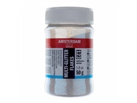 Een Glitter effect vlokken mullti color 50 gr Amsterdam koop je bij Terpen Tijn