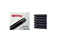 Een Inktpatroon zwart 6 stuks voor Rotring Artpen koop je bij Terpen Tijn