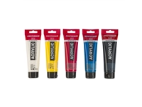 Een Amsterdam acrylverf 5 tubes 120 ml Primaire set koop je bij Terpen Tijn