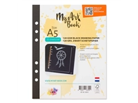 Een MyArt®Book schetspapier 120 grams zwart A5 koop je bij Terpen Tijn