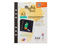 Een MyArt®Book schetspapier 210 grams zwart A5 koop je bij Terpen Tijn