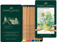 Een Faber-Castell Pitt pastelpotloden 12 stuks set koop je bij Terpen Tijn