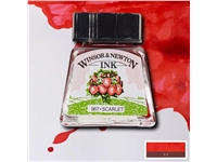 Een Tekeninkt Winsor & Newton 14 ml 601 scarlet koop je bij Terpen Tijn