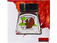 Een Tekeninkt Winsor & Newton 14 ml 074 burnt sienna koop je bij Terpen Tijn