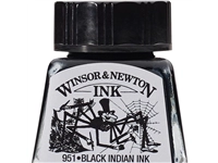 Een Tekeninkt Winsor & Newton 14 ml 030 black koop je bij Terpen Tijn