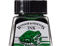 Een Tekeninkt Winsor & Newton 14 ml 046 brilliant green koop je bij Terpen Tijn