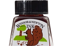 Een Tekeninkt Winsor & Newton 14 ml 074 burnt sienna koop je bij Terpen Tijn