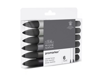 Een Winsor & Newton Promarker set 6 neutral tones koop je bij Terpen Tijn