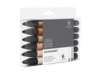 Een Winsor & Newton Promarker set 6 skintones 2 koop je bij Terpen Tijn