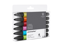 Een Winsor & Newton Promarker set 6 vibrant tones koop je bij Terpen Tijn