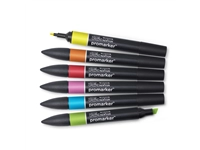 Een Winsor & Newton Promarker set 6 vibrant tones koop je bij Terpen Tijn