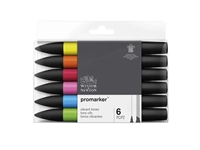 Een Winsor & Newton Promarker set 6 vibrant tones koop je bij Terpen Tijn