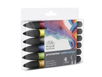 Een Winsor & Newton Promarker watercolour set 6 basic tones koop je bij Terpen Tijn