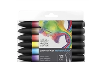 Een Winsor & Newton Promarker watercolour set 12 basic koop je bij Terpen Tijn