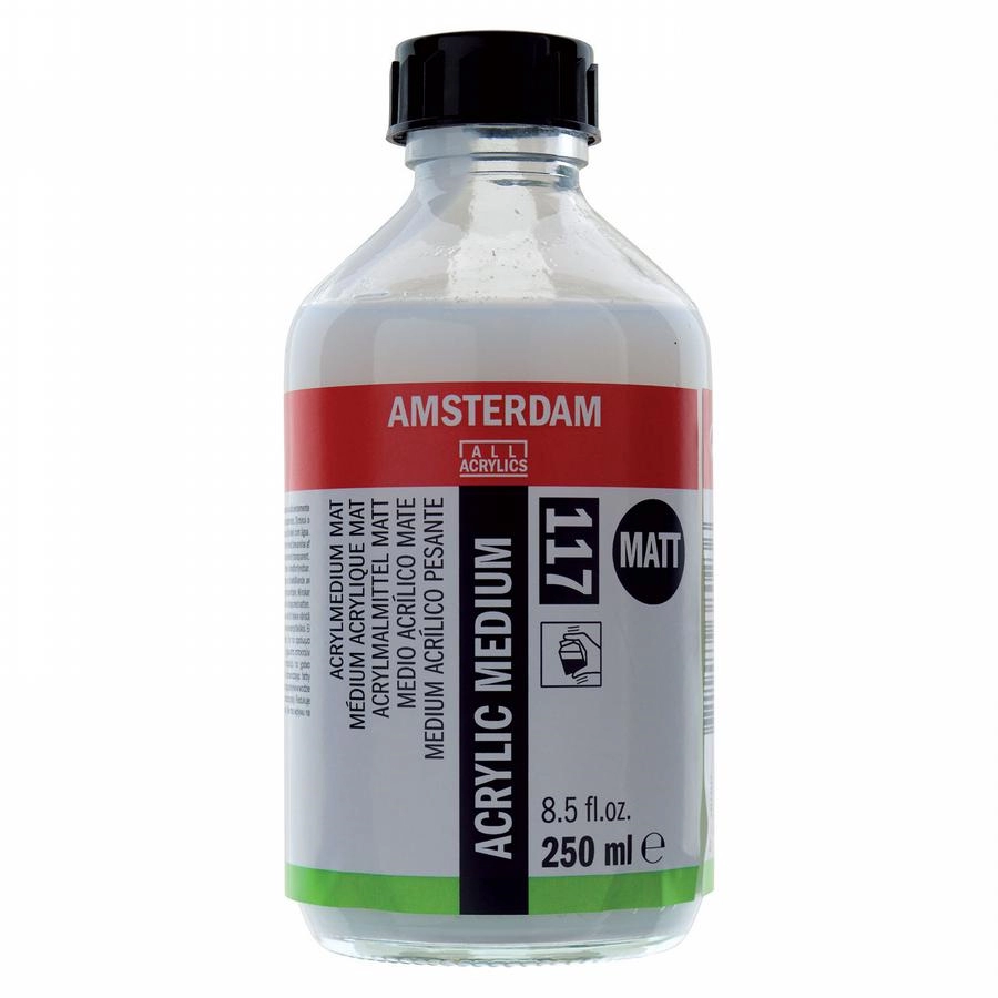 Een Acrylmedium mat 250 ml Amsterdam koop je bij Terpen Tijn