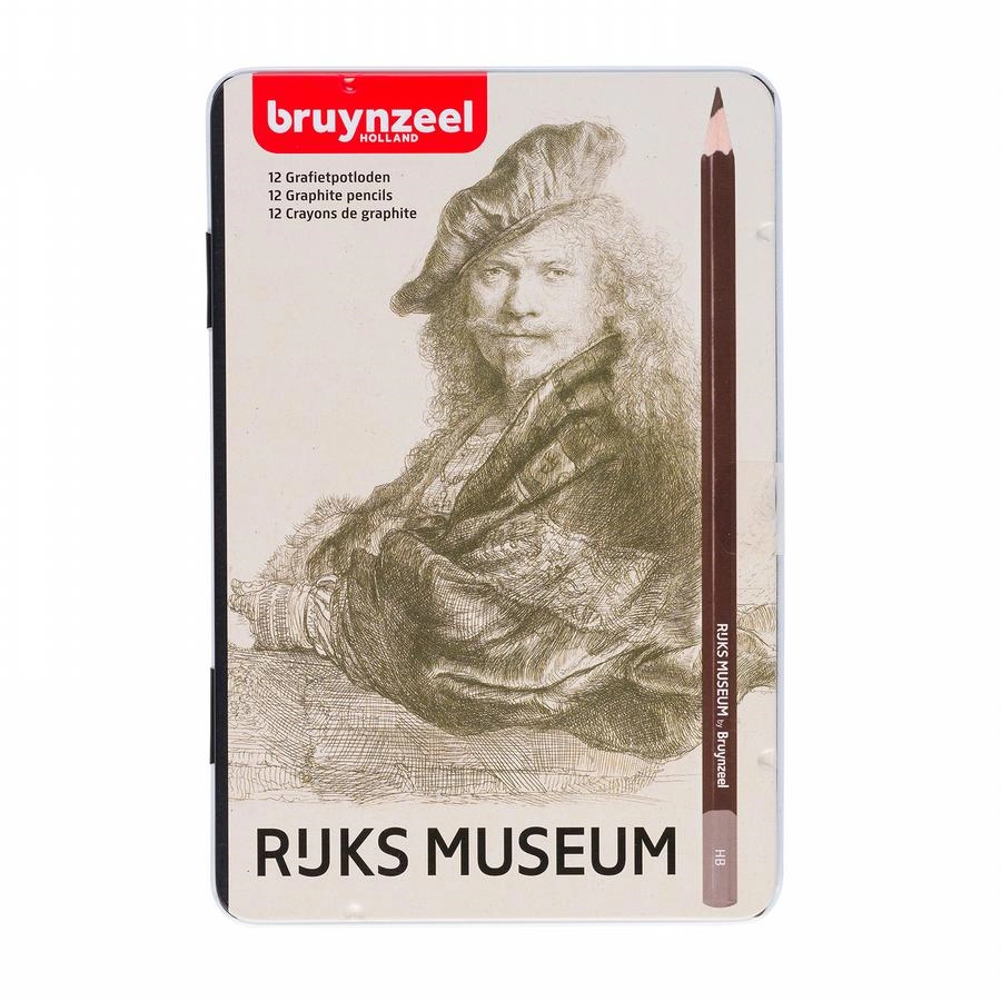 Een Bruynzeel grafietpotloden 12 stuks set Rembrandt koop je bij Terpen Tijn