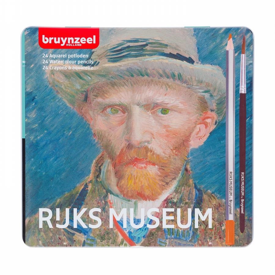 Een Bruynzeel aquarelpotloden 24 stuks set Van Gogh koop je bij Terpen Tijn