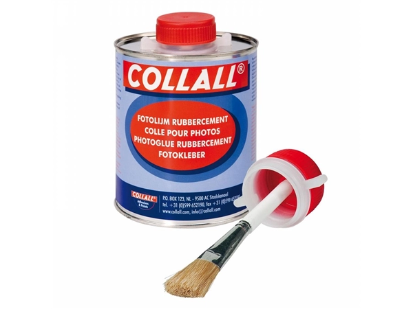 Een Rubbercement 1000 ml met kwast Collall koop je bij Terpen Tijn