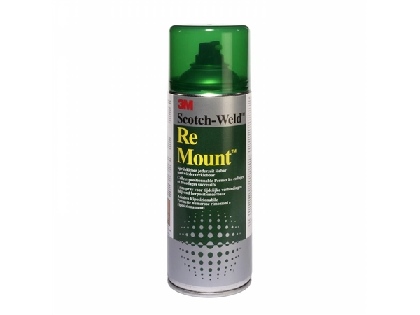 Een Lijmspray 400 ml blijvend repositioneerbaar 3M Remount koop je bij Terpen Tijn