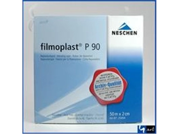 Een Plakband wit papier 20mmx50m Filmoplast P90 koop je bij Terpen Tijn