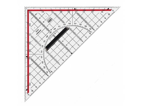 Een Geo driehoek 32cm met greep M+R 2332 koop je bij Terpen Tijn