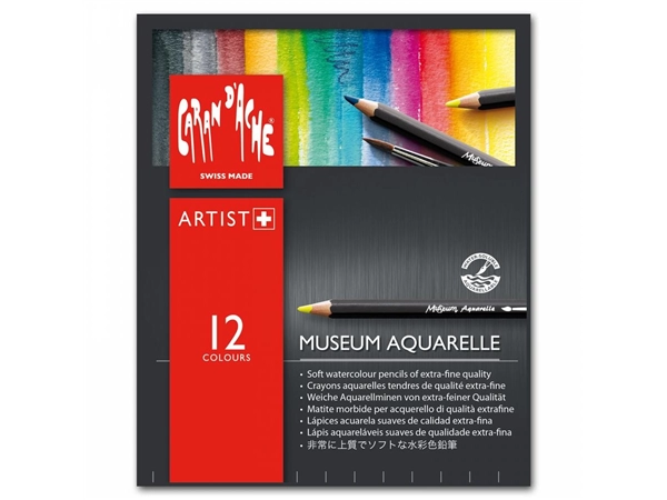 Een Caran d'Ache Museum aquarelpotloden 12 stuks set koop je bij Terpen Tijn