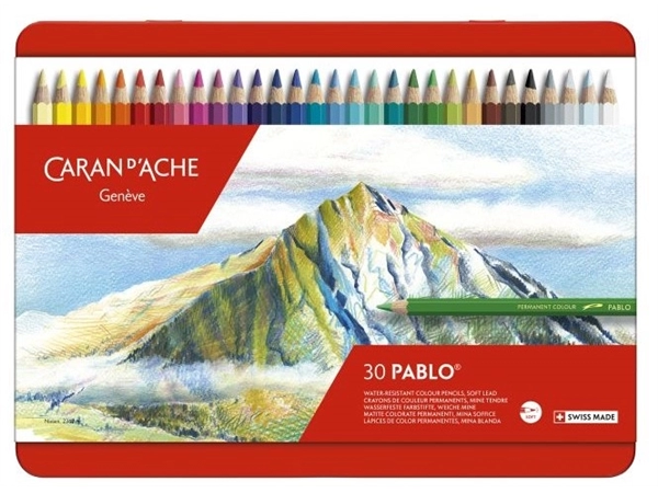 Een Caran d'Ache Pablo kleurpotloden 30 stuks set koop je bij Terpen Tijn