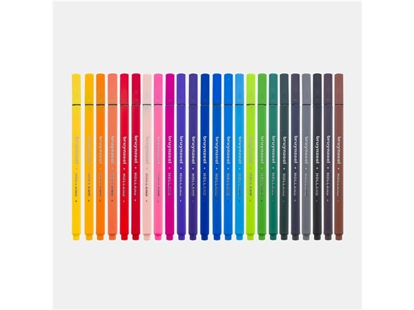 Een Fineliners 0,4 mm set met 24 kleuren koop je bij Terpen Tijn