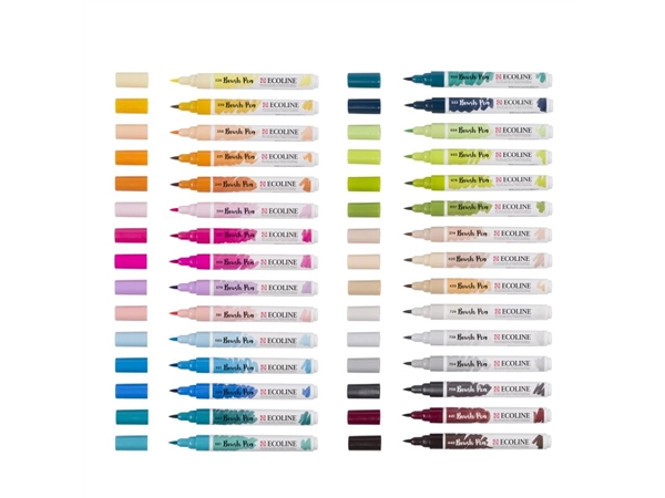 Een Ecoline brushpen set 30 stuks additional koop je bij Terpen Tijn