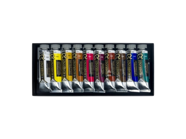 Een Rembrandt olieverf set 10 tubes 15 ml portretkleuren koop je bij Terpen Tijn