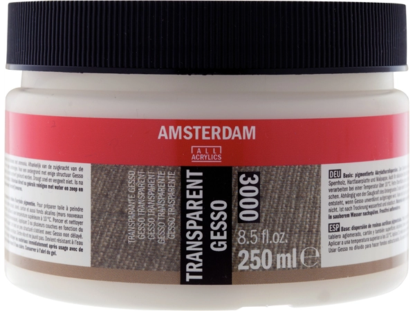 Een Gesso transparant 250 ml Amsterdam koop je bij Terpen Tijn