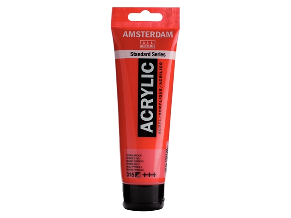 Een Acrylverf Amsterdam 120ml 315 pyrrole rood koop je bij Terpen Tijn