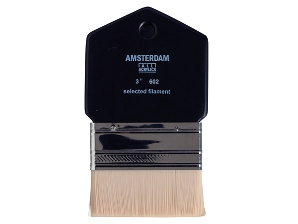 Een Acryl kwast filamenthaar 3 inch Amsterdam paddle brush koop je bij Terpen Tijn