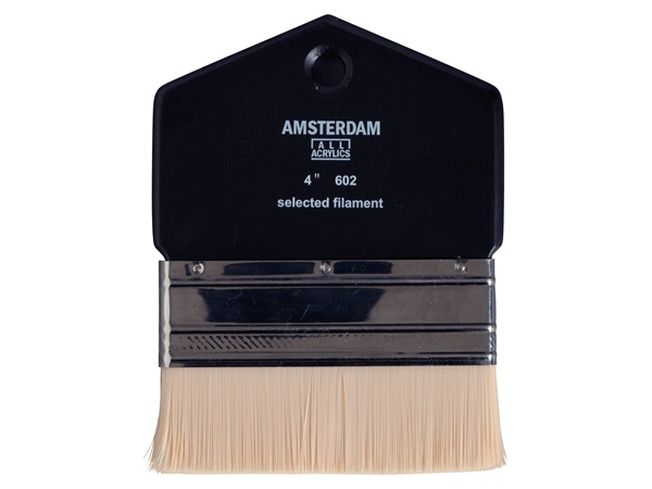 Een Acryl kwast filamenthaar 4 inch Amsterdam paddle brush koop je bij Terpen Tijn