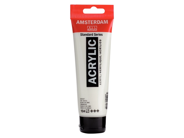 Een Acrylverf Amsterdam 120 ml 104 zinkwit koop je bij Terpen Tijn