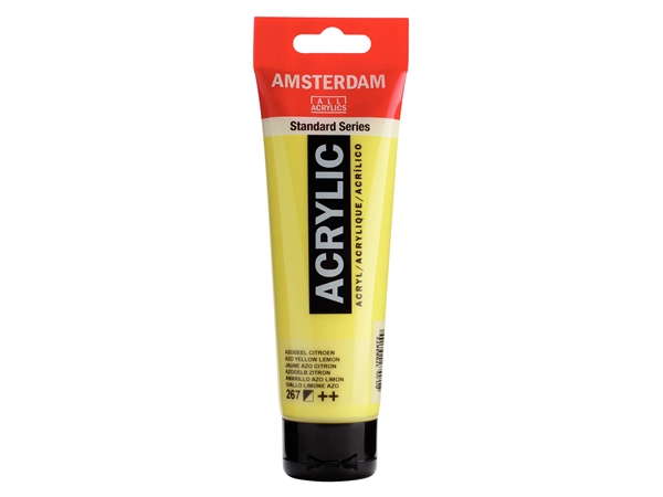 Een Acrylverf Amsterdam 120 ml 267 azogeel citroen koop je bij Terpen Tijn