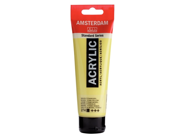 Een Acrylverf Amsterdam 120 ml 274 nikkeltitaangeel koop je bij Terpen Tijn