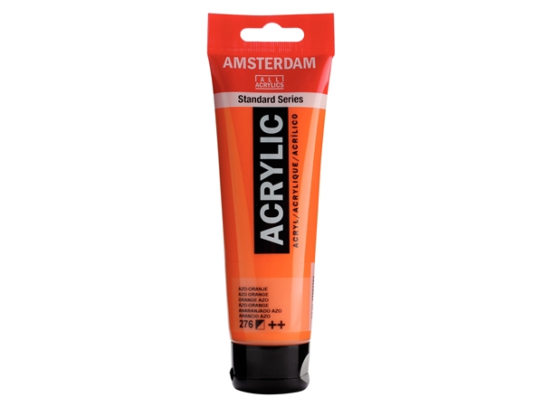 Een Acrylverf Amsterdam 120 ml 276 azo-oranje koop je bij Terpen Tijn