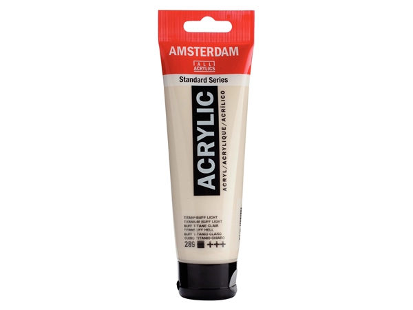 Een Acrylverf Amsterdam 120 ml 289 titaanbuff licht koop je bij Terpen Tijn